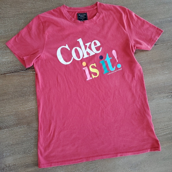 Abercrombie & Fitch Other - Abercrombie & Fitch Men's T Shirt Coke Is It Graphic Red Size Medium